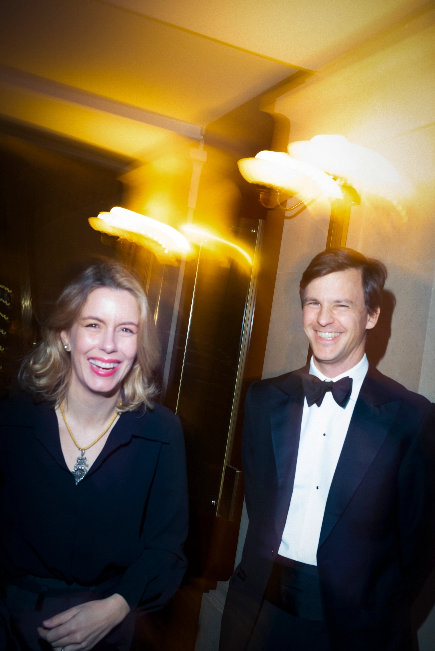 La chef Cristina Oria asistió a la gala con su marido, Álvaro Corsini.