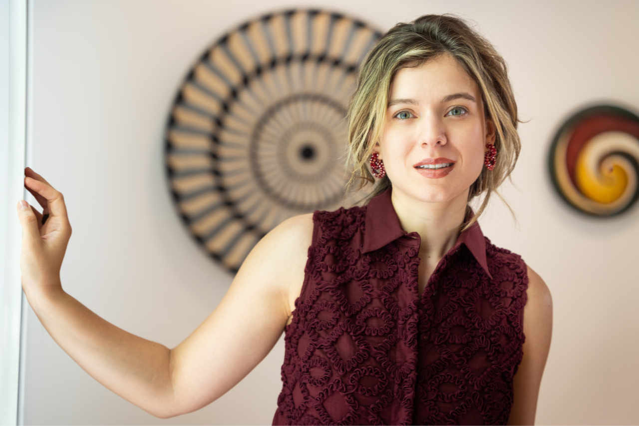 Foto uno de Clara Garrido con el look dos Foto uno de Clara Garrido con el look dos